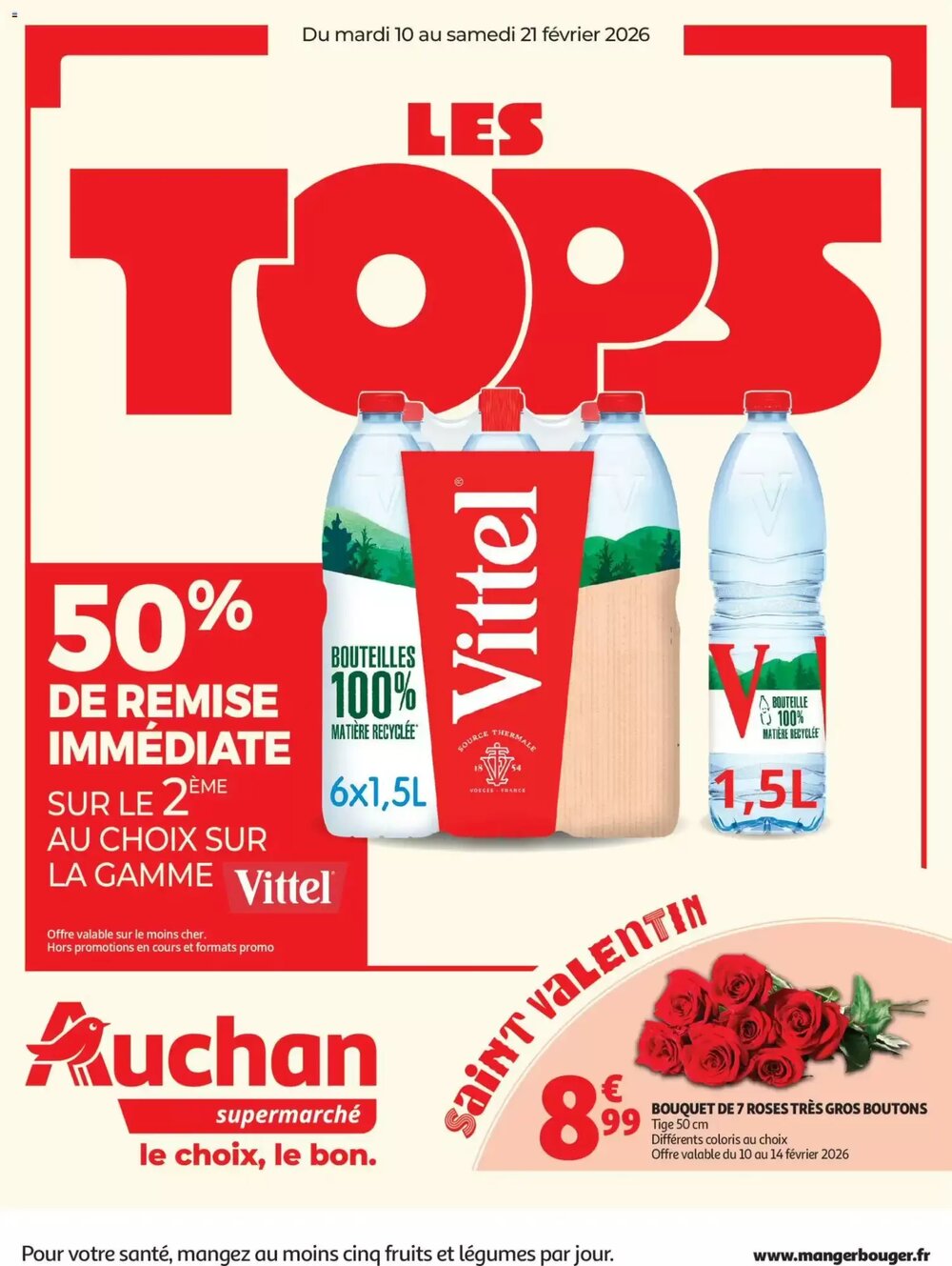Prospectus promotionnel Auchan valable à partir du 10/02/2026 - Page 1.