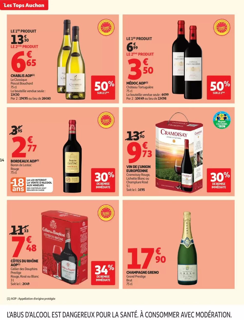 Prospectus promotionnel Auchan valable à partir du 10/02/2026 - Page 14.