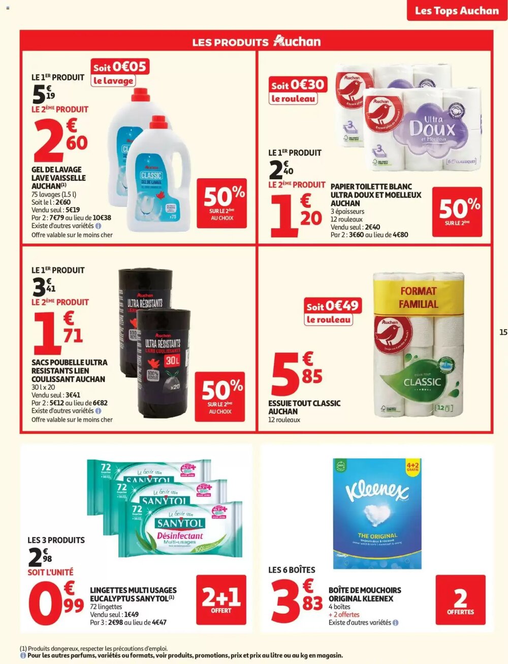 Prospectus promotionnel Auchan valable à partir du 10/02/2026 - Page 15.