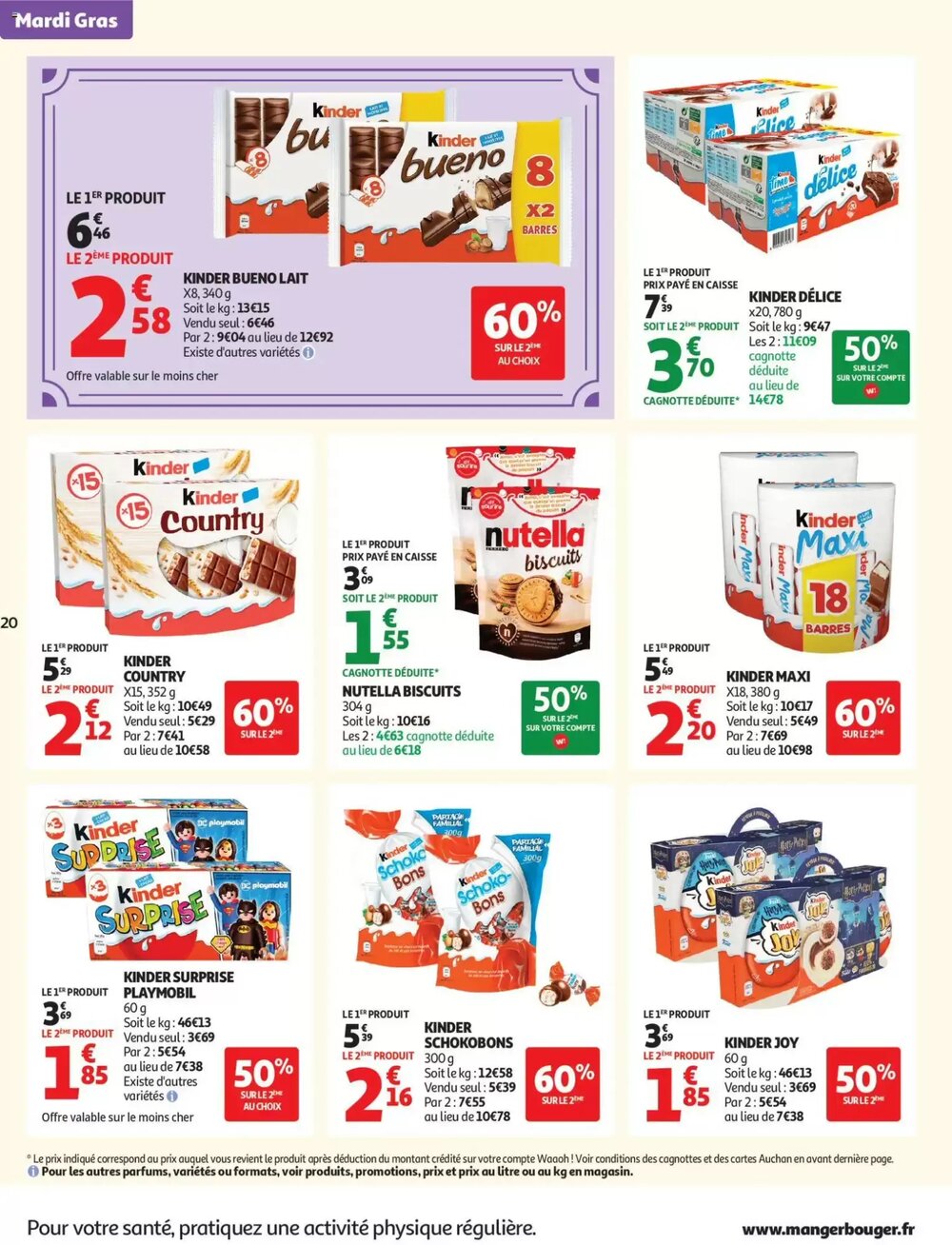 Prospectus promotionnel Auchan valable à partir du 10/02/2026 - Page 20.