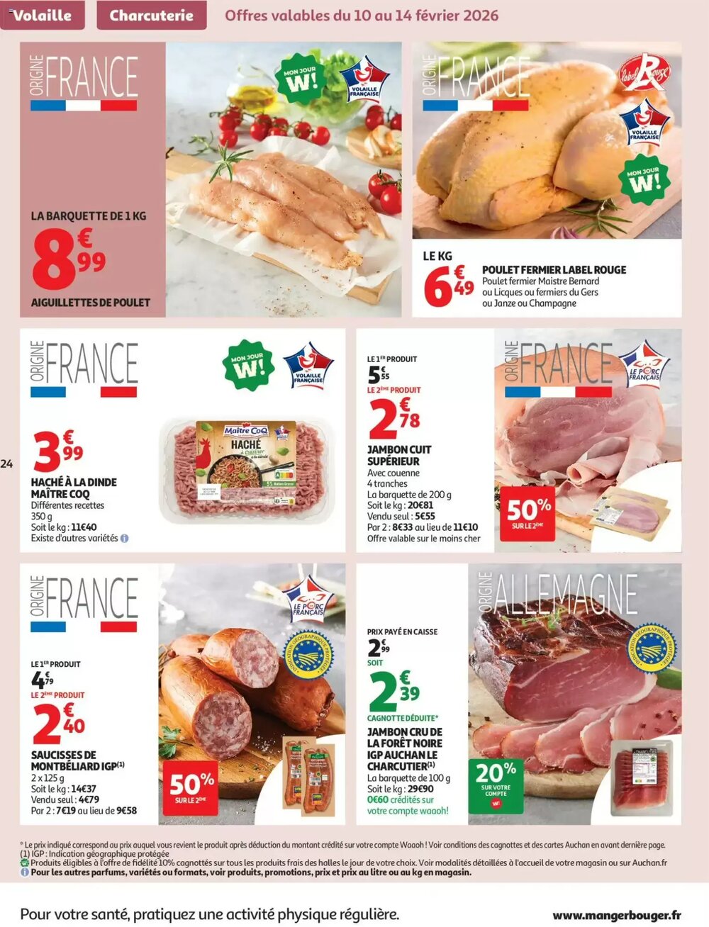 Prospectus promotionnel Auchan valable à partir du 10/02/2026 - Page 24.