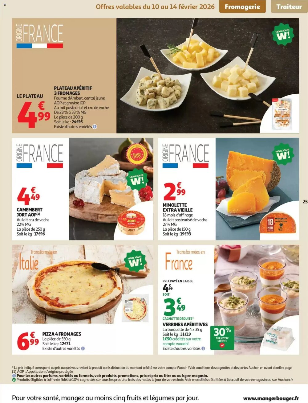 Prospectus promotionnel Auchan valable à partir du 10/02/2026 - Page 25.