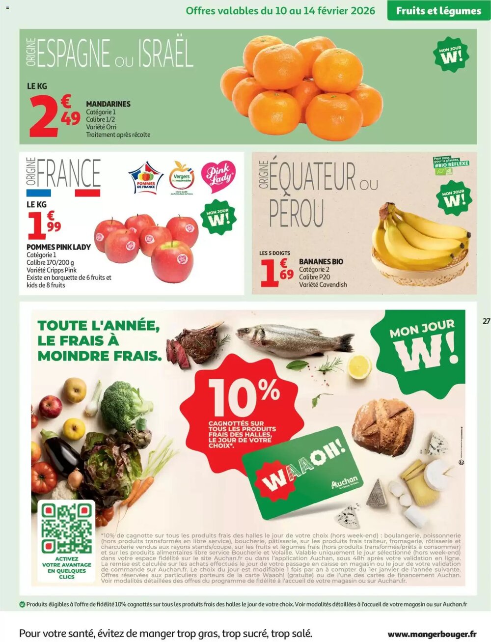 Prospectus promotionnel Auchan valable à partir du 10/02/2026 - Page 27.