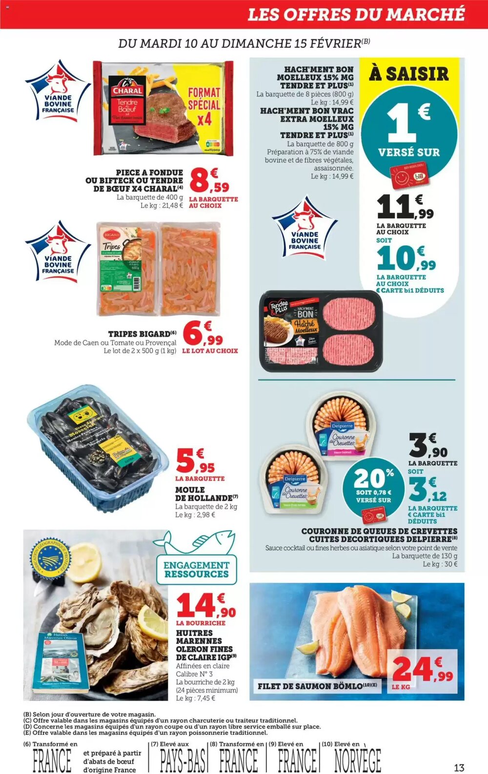 Prospectus promotionnel Bi1 valable à partir du 10/02/2026 - Page 13.