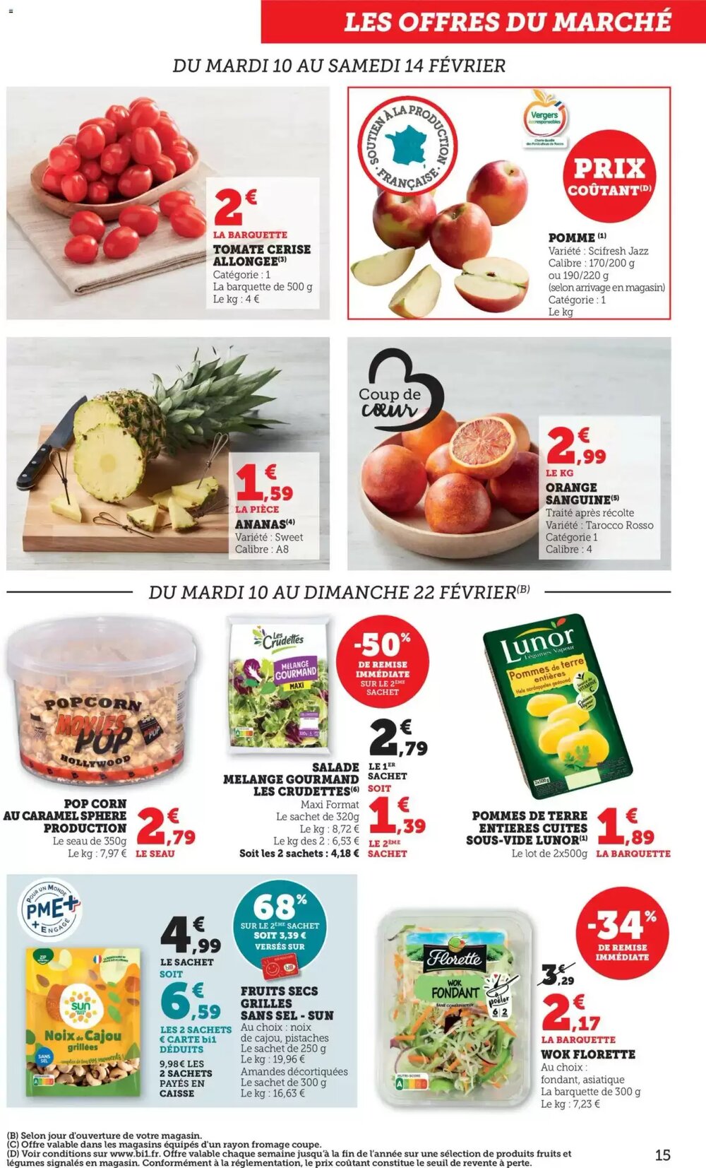 Prospectus promotionnel Bi1 valable à partir du 10/02/2026 - Page 15.