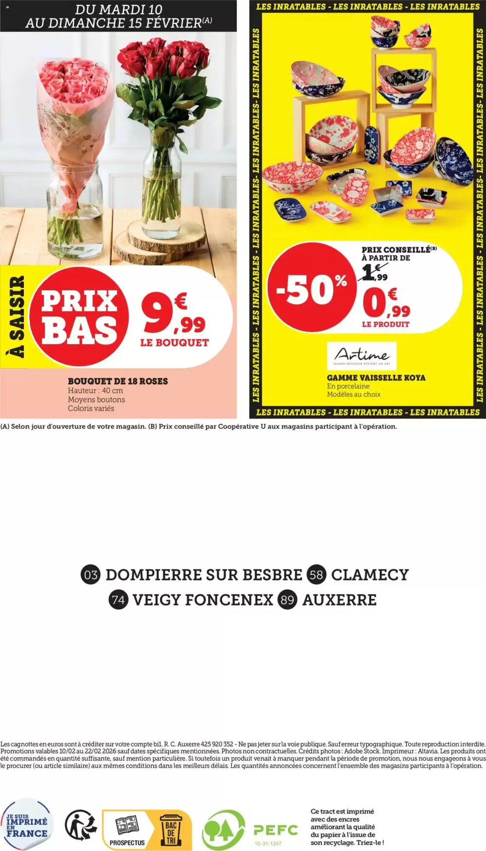 Prospectus promotionnel Bi1 valable à partir du 10/02/2026 - Page 28.