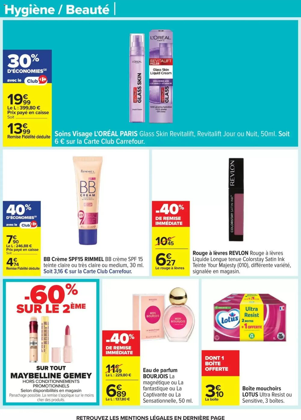 Prospectus promotionnel Carrefour valable à partir du 10/02/2026 - Page 62.