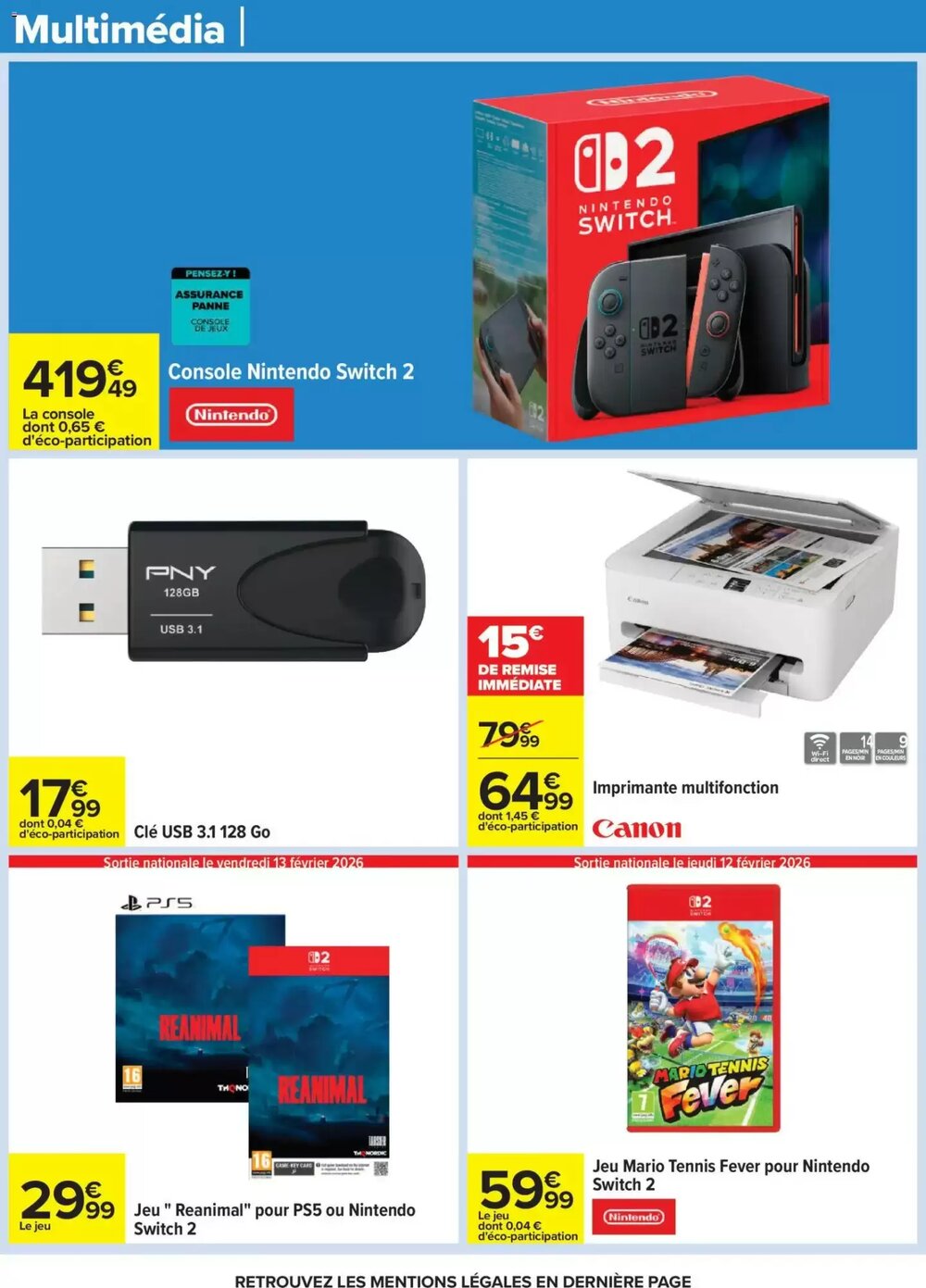 Prospectus promotionnel Carrefour valable à partir du 10/02/2026 - Page 78.