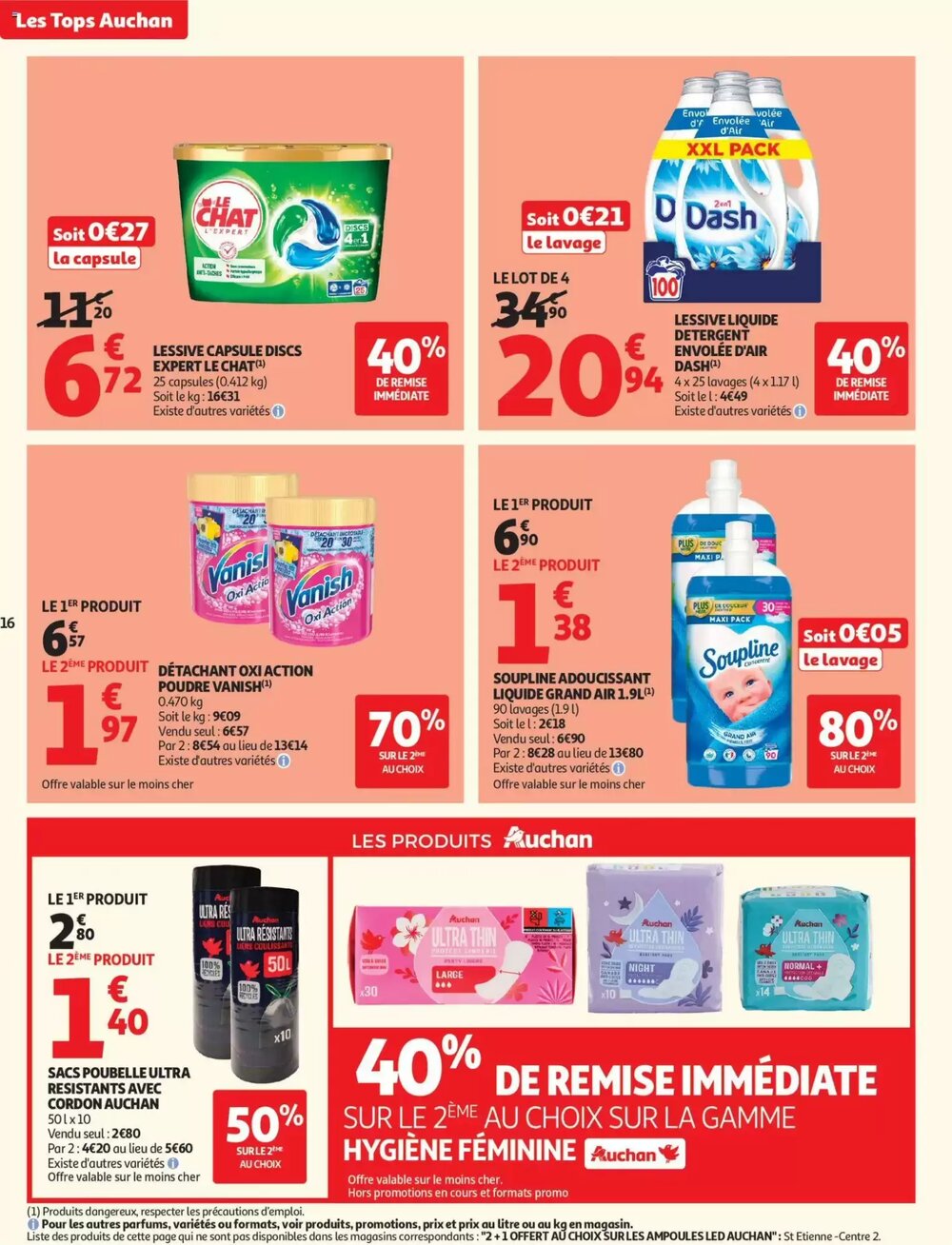 Prospectus promotionnel Auchan valable à partir du 10/02/2026 - Page 16.