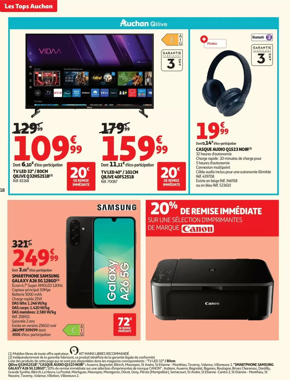 Prospectus promotionnel Auchan valable à partir du 10/02/2026 - Page 18.