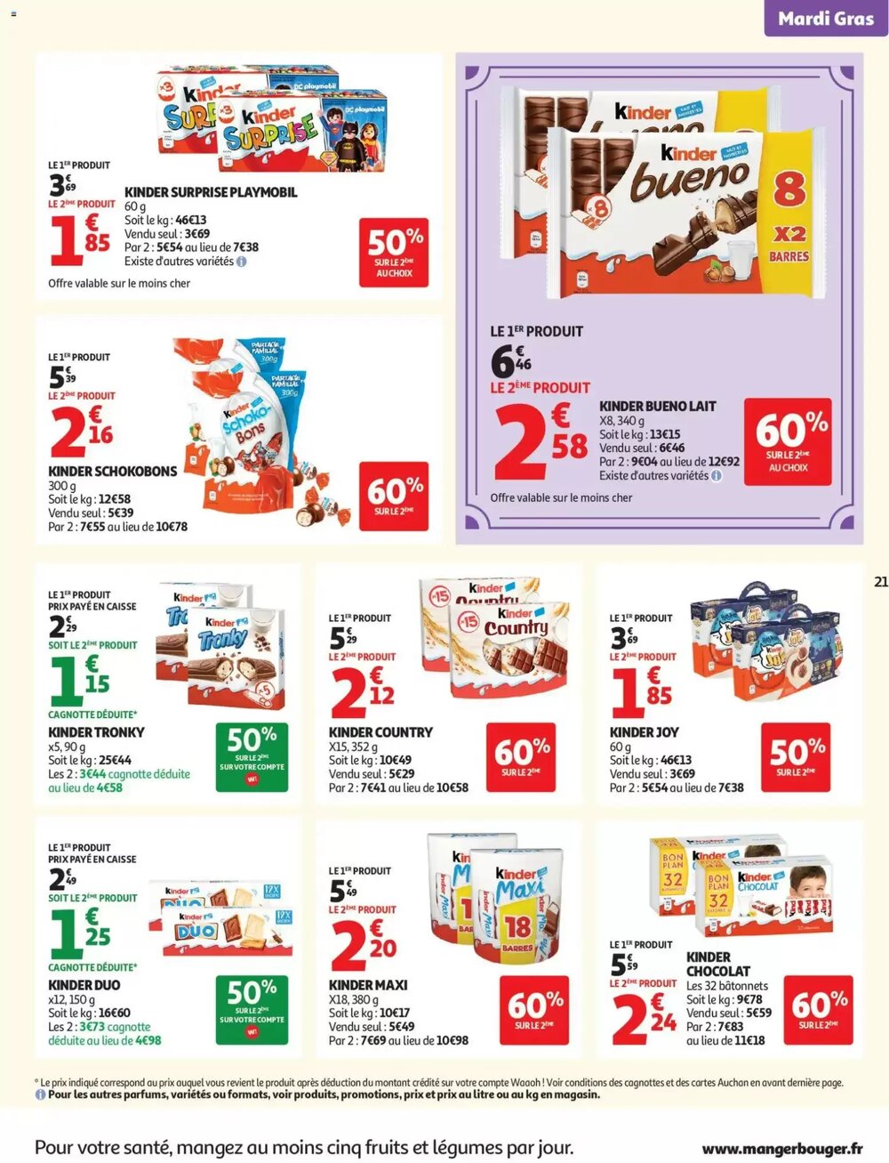 Prospectus promotionnel Auchan valable à partir du 10/02/2026 - Page 21.