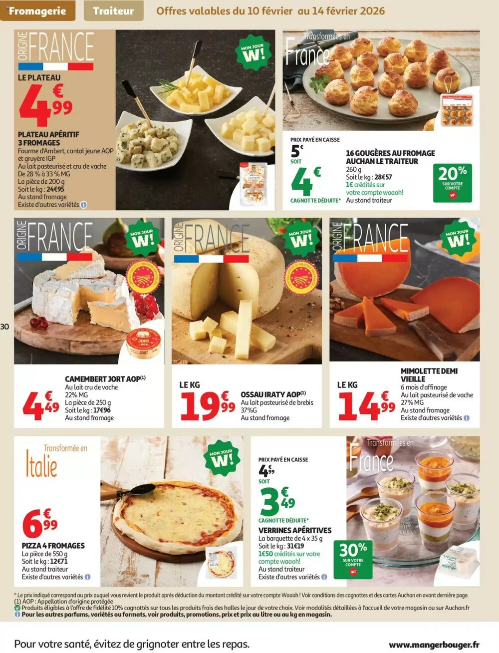 Prospectus promotionnel Auchan valable à partir du 10/02/2026 - Page 30.