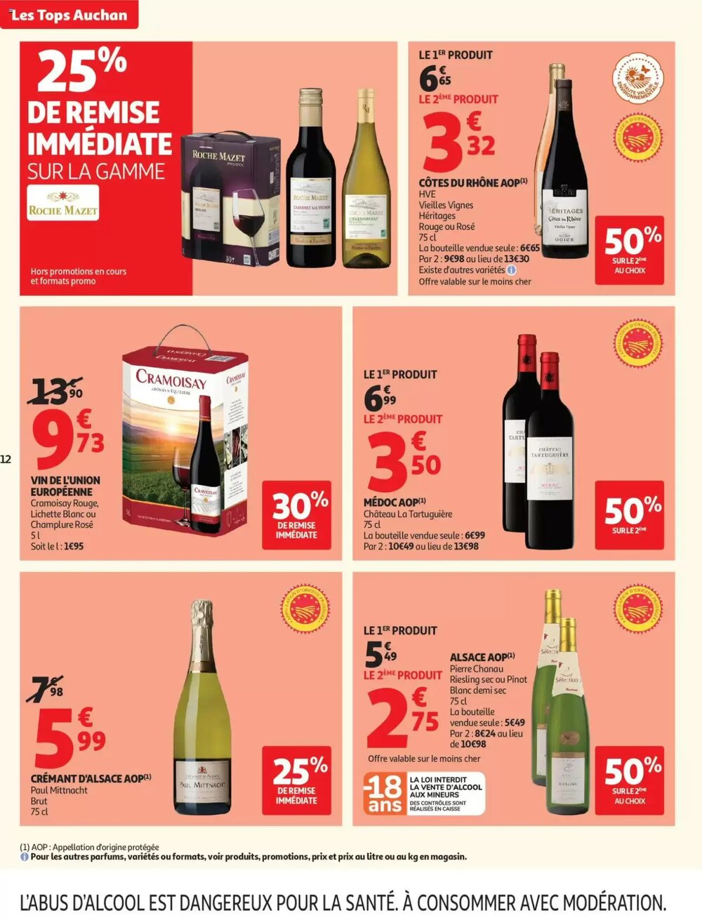 Prospectus promotionnel Auchan valable à partir du 10/02/2026 - Page 12.