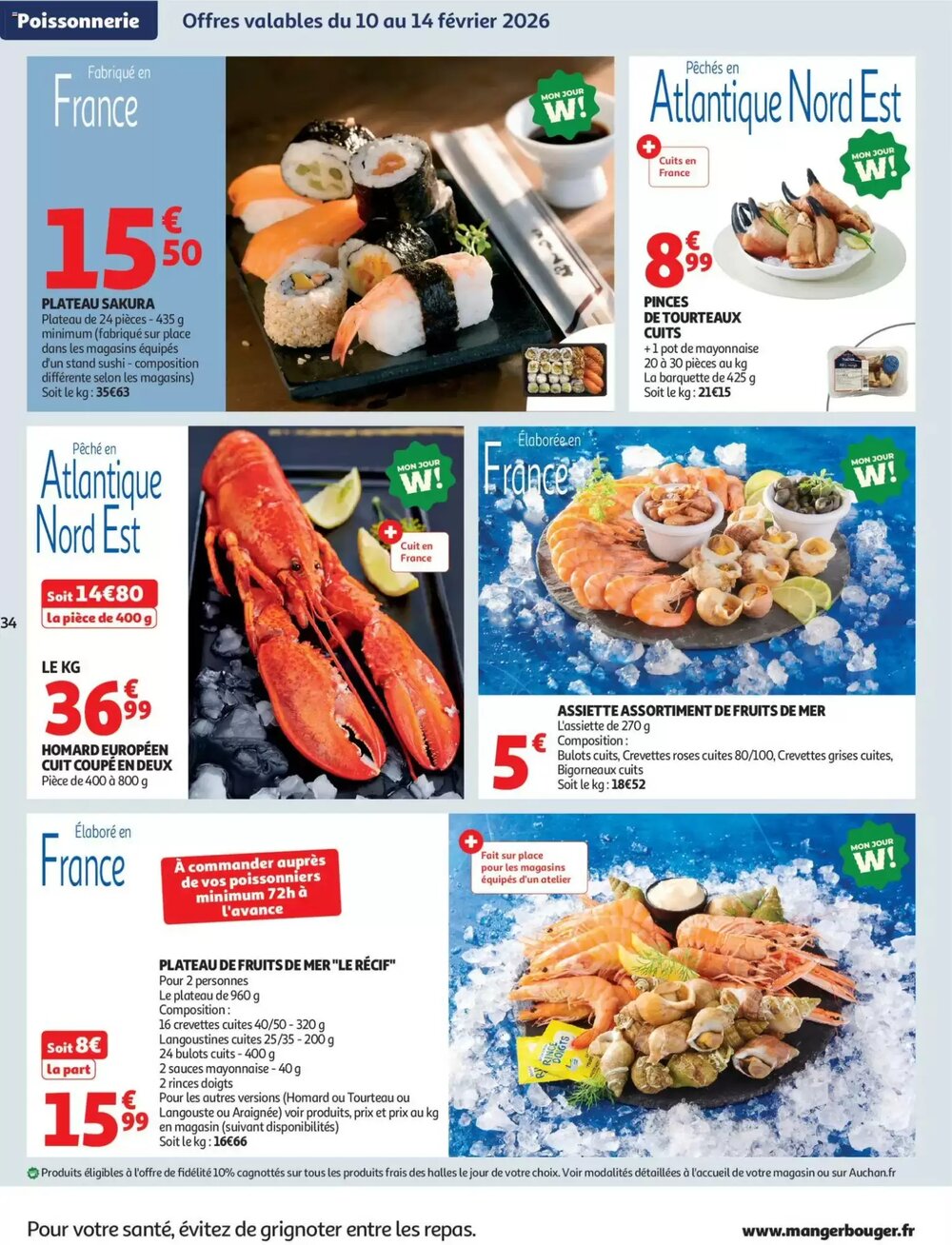Prospectus promotionnel Auchan valable à partir du 10/02/2026 - Page 34.