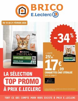 Prospectus promotionnel E.Leclerc Brico valable à partir du 10/02/2026