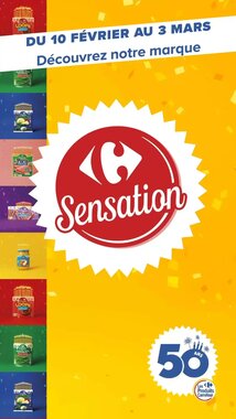 Prospectus promotionnel Carrefour valable à partir du 10/02/2026