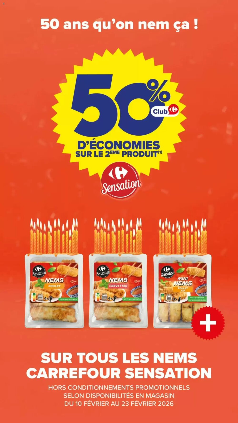 Prospectus promotionnel Carrefour valable à partir du 10/02/2026 - Page 7.