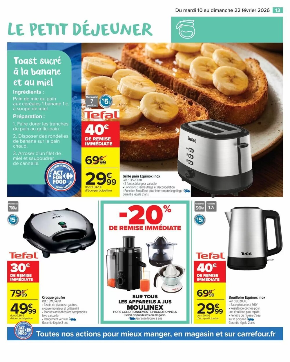 Prospectus promotionnel Carrefour valable à partir du 10/02/2026 - Page 13.