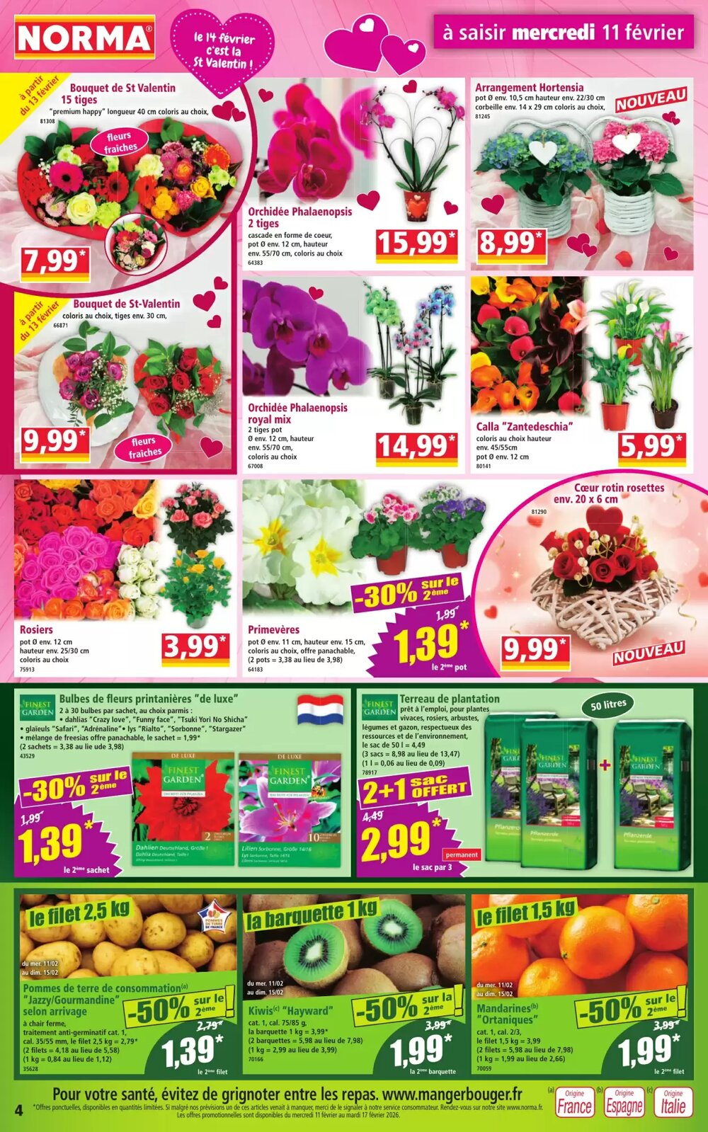Prospectus promotionnel Norma valable à partir du 11/02/2026 - Page 4.