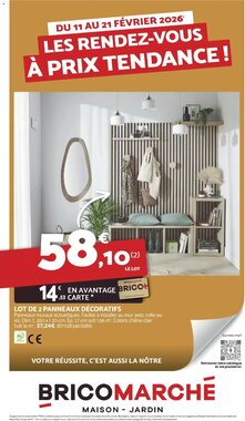 Prospectus promotionnel Bricomarché valable à partir du 11/02/2026
