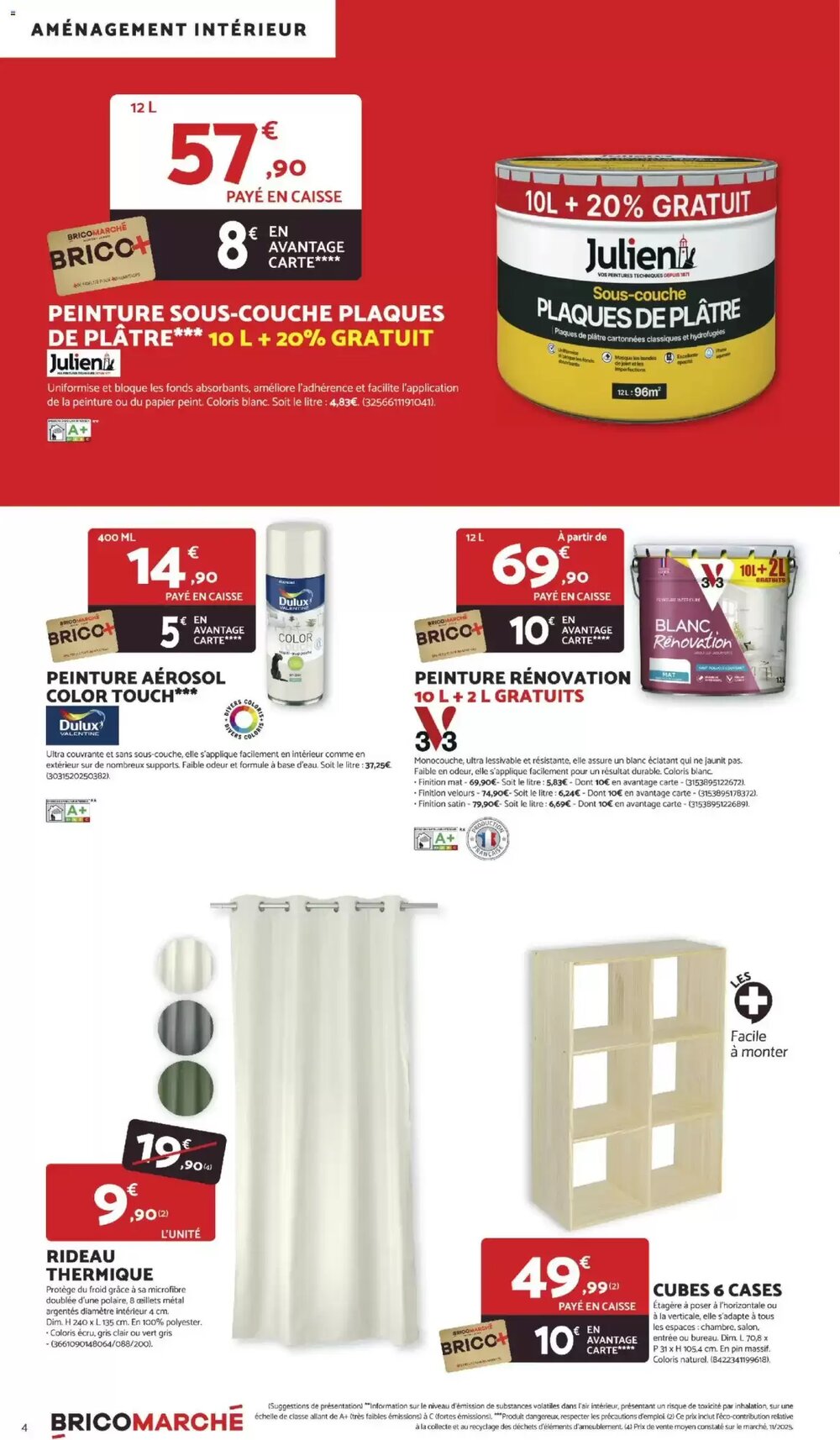 Prospectus promotionnel Bricomarché valable à partir du 11/02/2026 - Page 4.