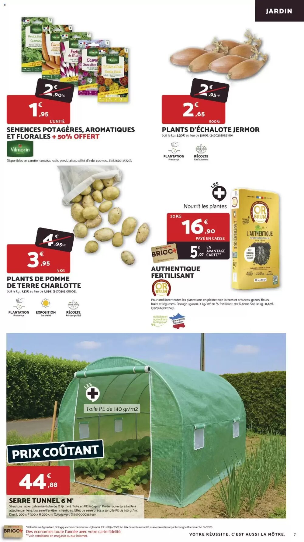 Prospectus promotionnel Bricomarché valable à partir du 11/02/2026 - Page 7.