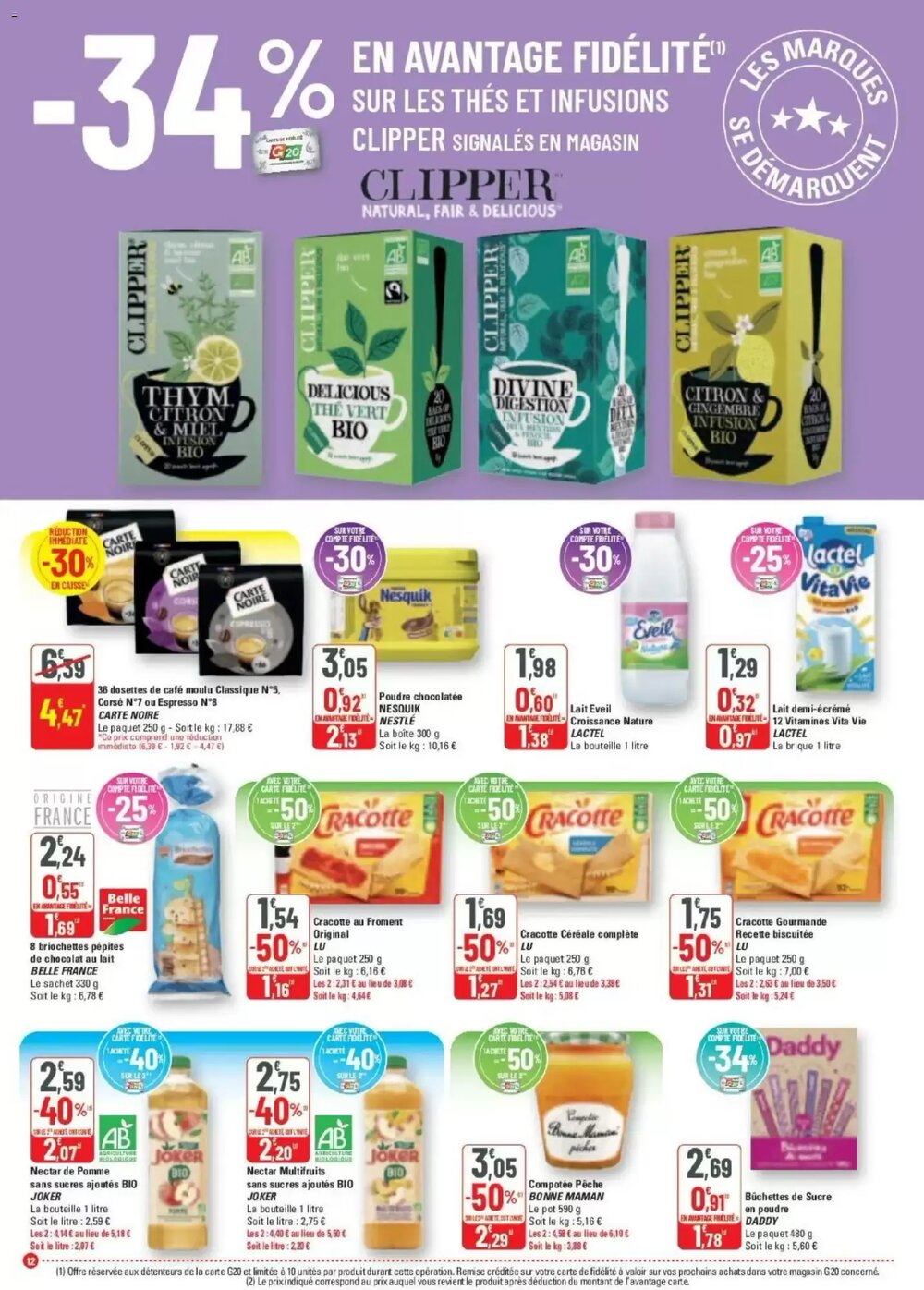 Prospectus promotionnel G20 valable à partir du 11/02/2026 - Page 12.