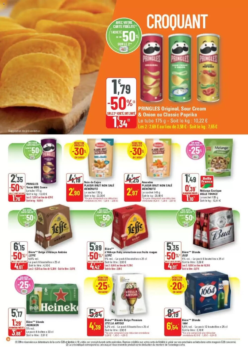 Prospectus promotionnel G20 valable à partir du 11/02/2026 - Page 16.