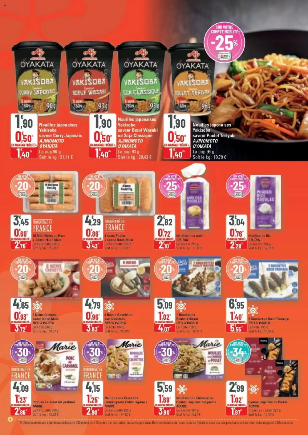 Prospectus promotionnel G20 valable à partir du 11/02/2026 - Page 4.