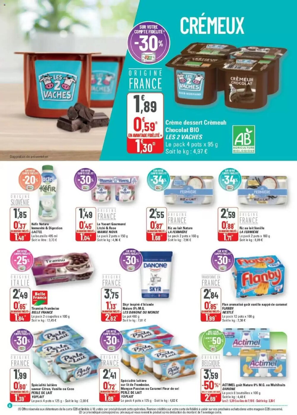 Prospectus promotionnel G20 valable à partir du 11/02/2026 - Page 6.