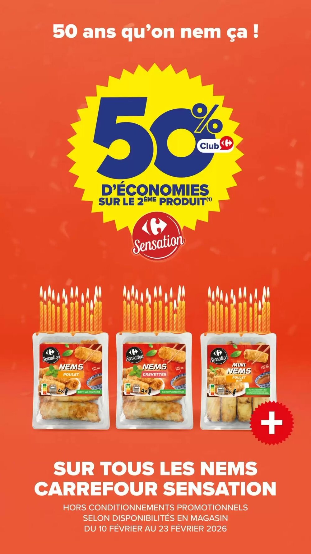 Prospectus promotionnel Carrefour valable à partir du 11/02/2026 - Page 7.