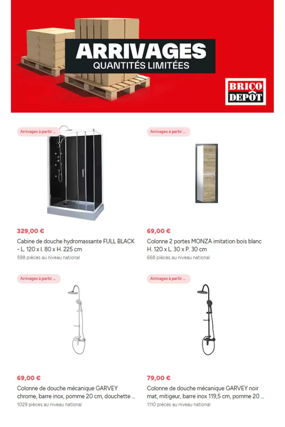 Prospectus promotionnel Brico Dépôt valable à partir du 11/02/2026 - Page 4.