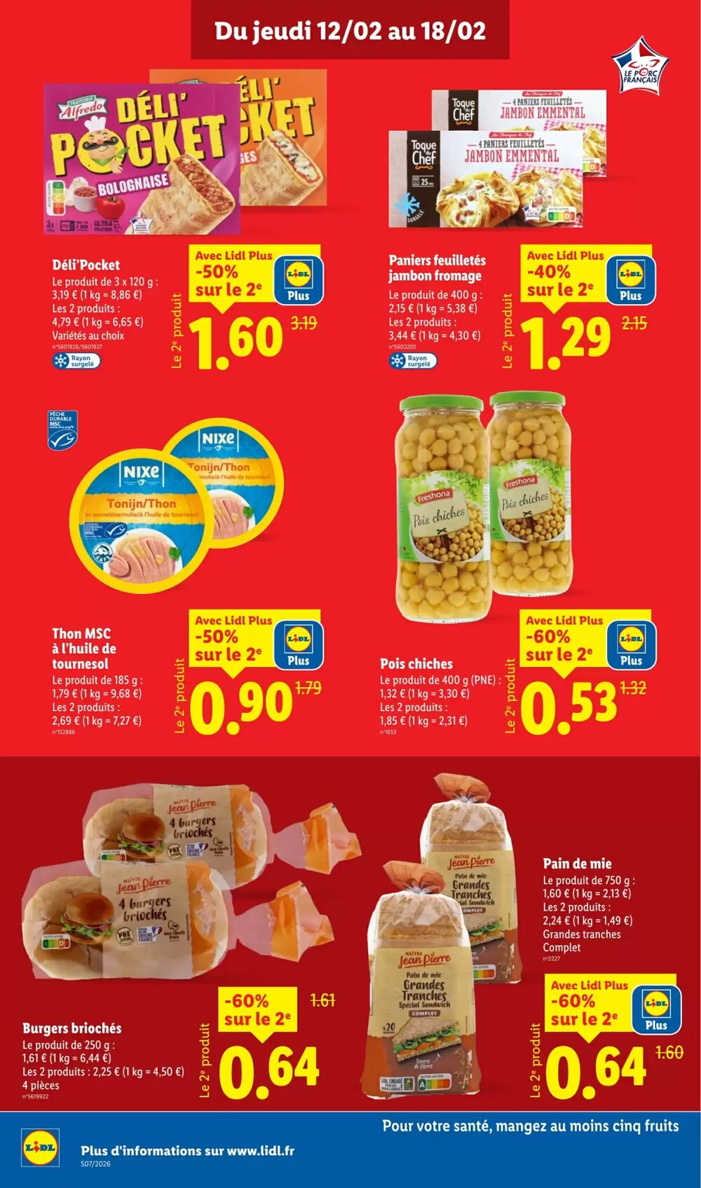 Prospectus promotionnel Lidl valable à partir du 12/02/2026 - Page 12.