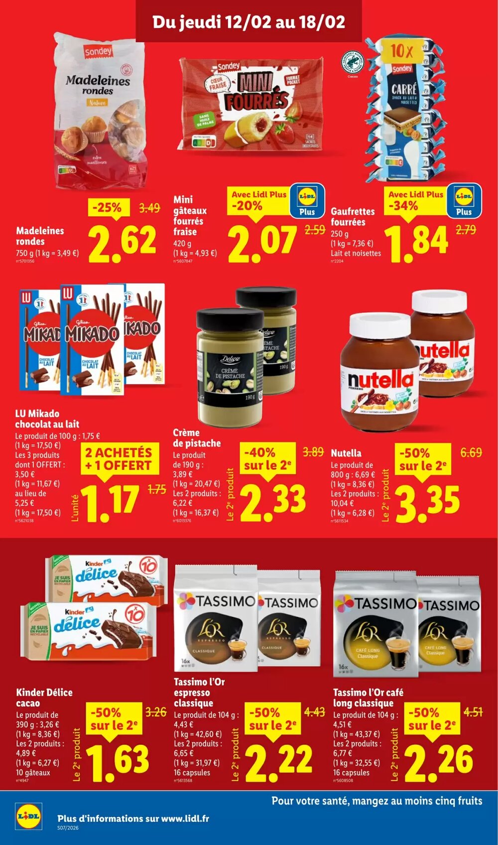 Prospectus promotionnel Lidl valable à partir du 12/02/2026 - Page 14.