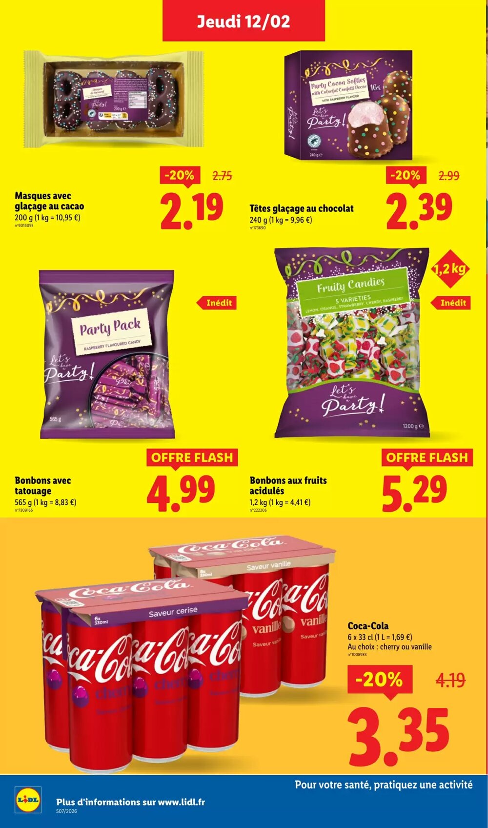 Prospectus promotionnel Lidl valable à partir du 12/02/2026 - Page 18.