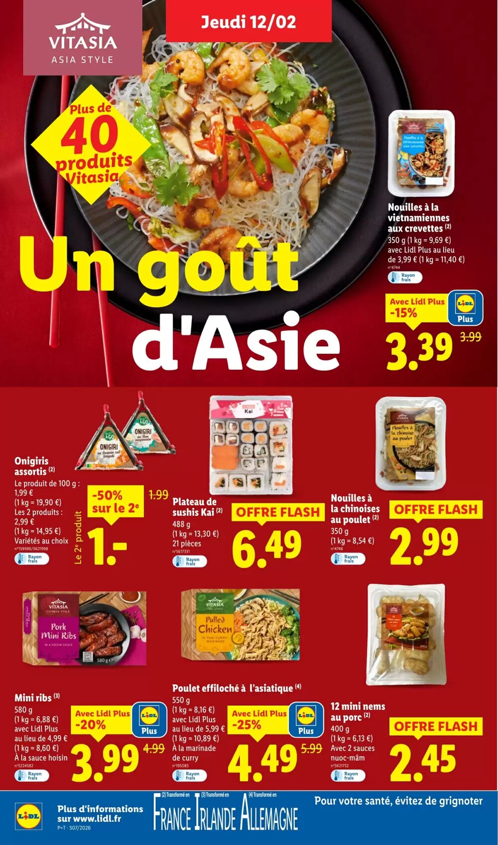 Prospectus promotionnel Lidl valable à partir du 12/02/2026 - Page 22.