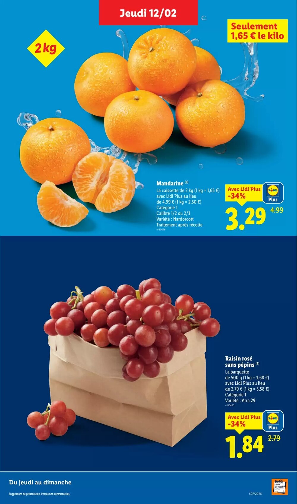 Prospectus promotionnel Lidl valable à partir du 12/02/2026 - Page 3.