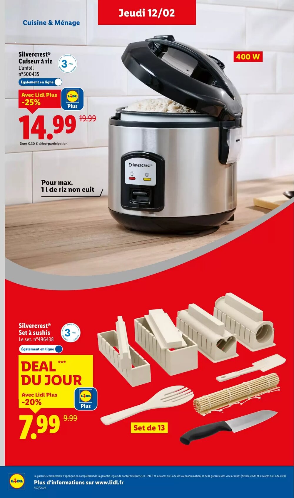 Prospectus promotionnel Lidl valable à partir du 12/02/2026 - Page 36.