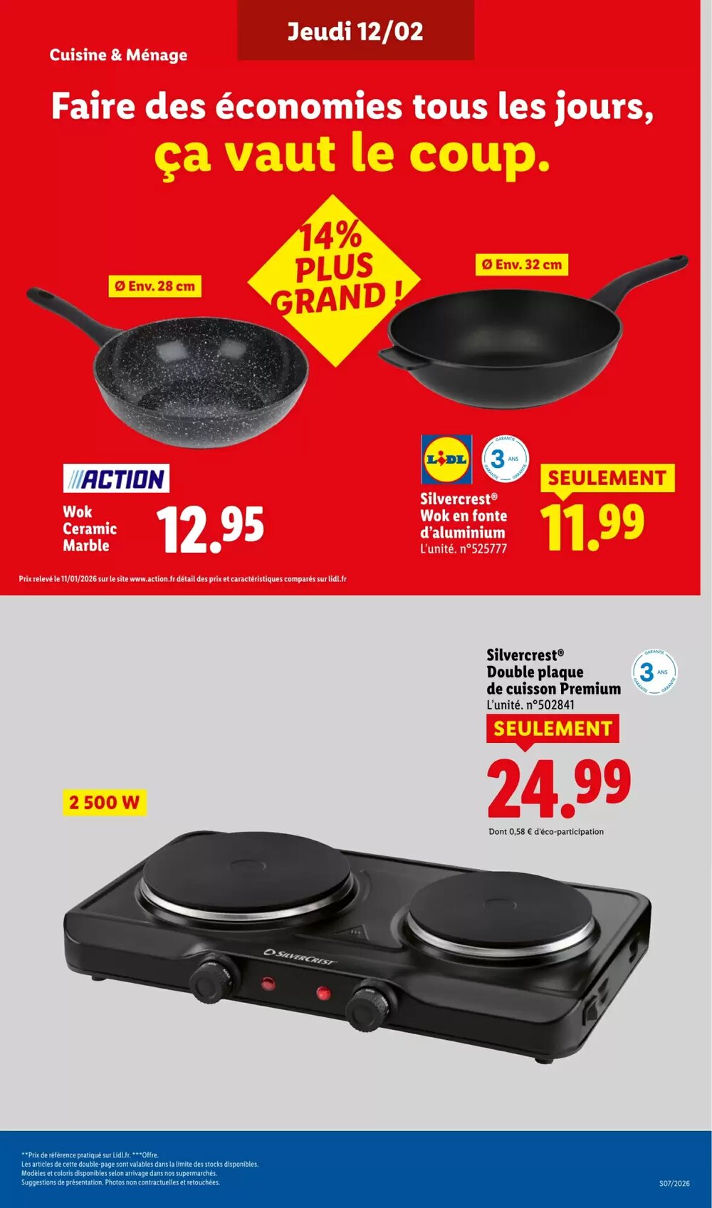 Prospectus promotionnel Lidl valable à partir du 12/02/2026 - Page 39.