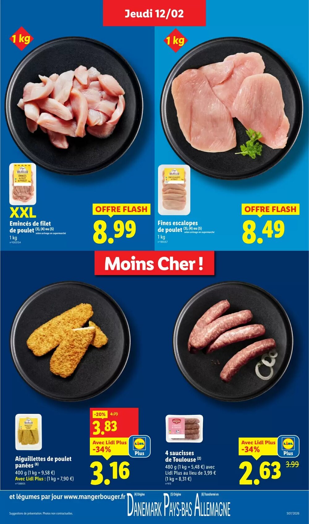 Prospectus promotionnel Lidl valable à partir du 12/02/2026 - Page 7.