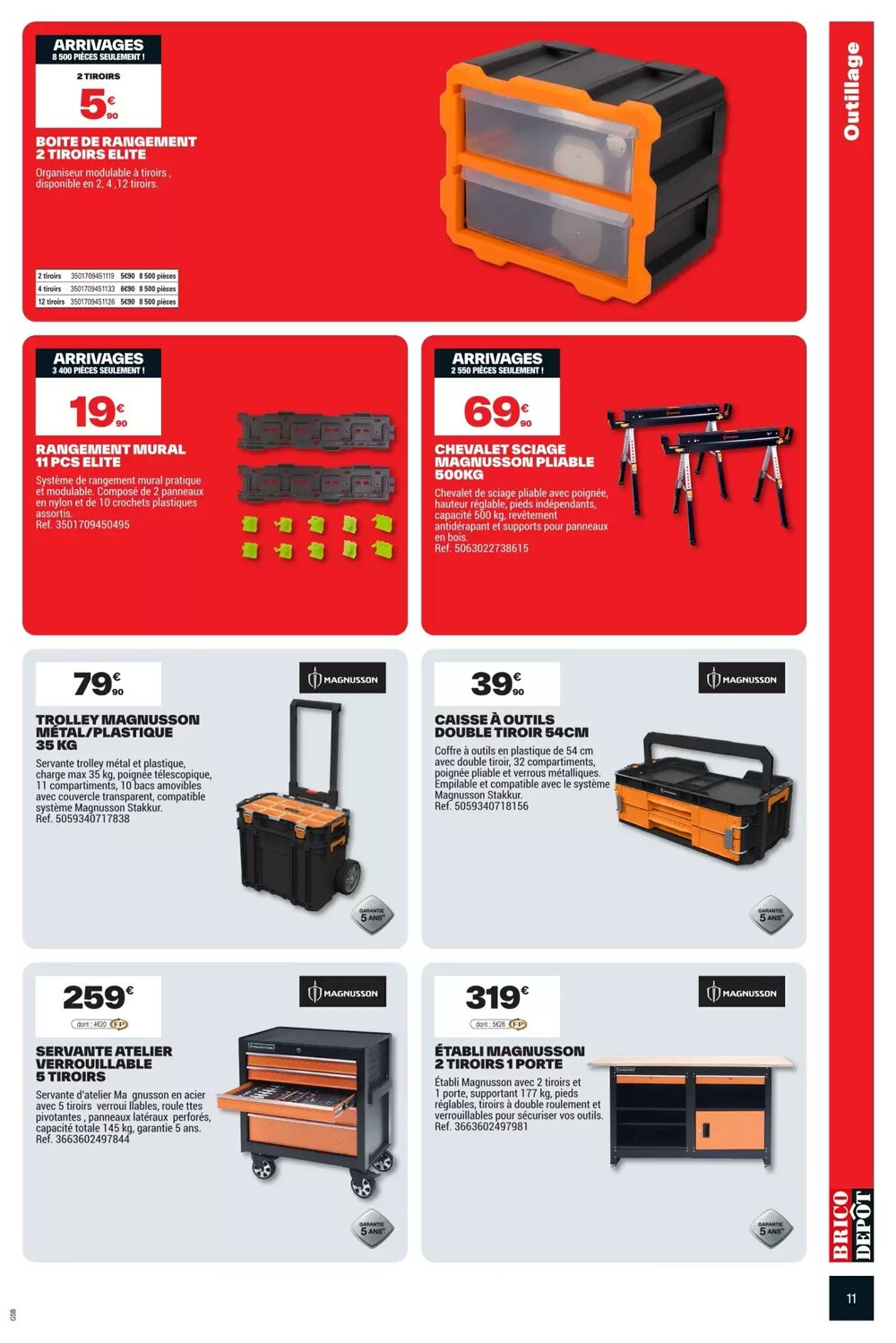 Prospectus promotionnel Brico Dépôt valable à partir du 13/02/2026 - Page 11.