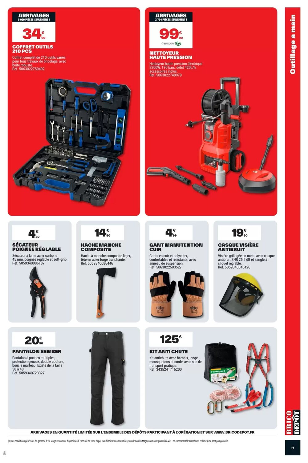 Prospectus promotionnel Brico Dépôt valable à partir du 13/02/2026 - Page 5.