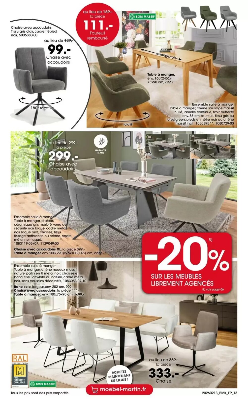 Prospectus promotionnel Möbel Martin valable à partir du 13/02/2026 - Page 13.