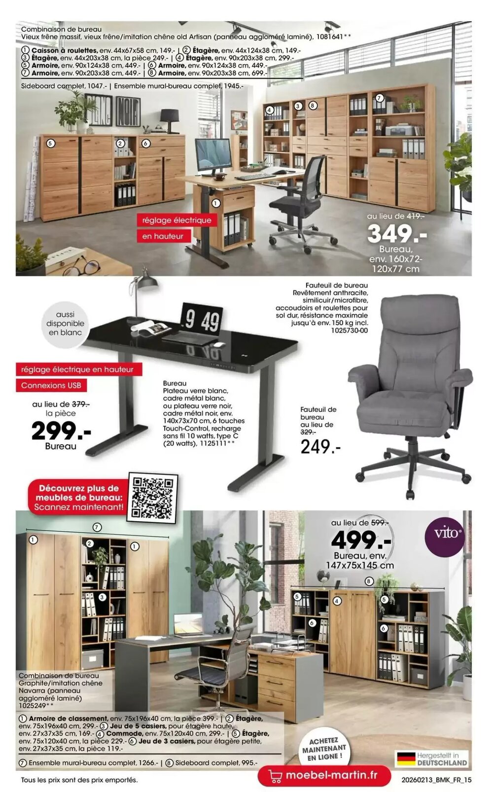 Prospectus promotionnel Möbel Martin valable à partir du 13/02/2026 - Page 15.