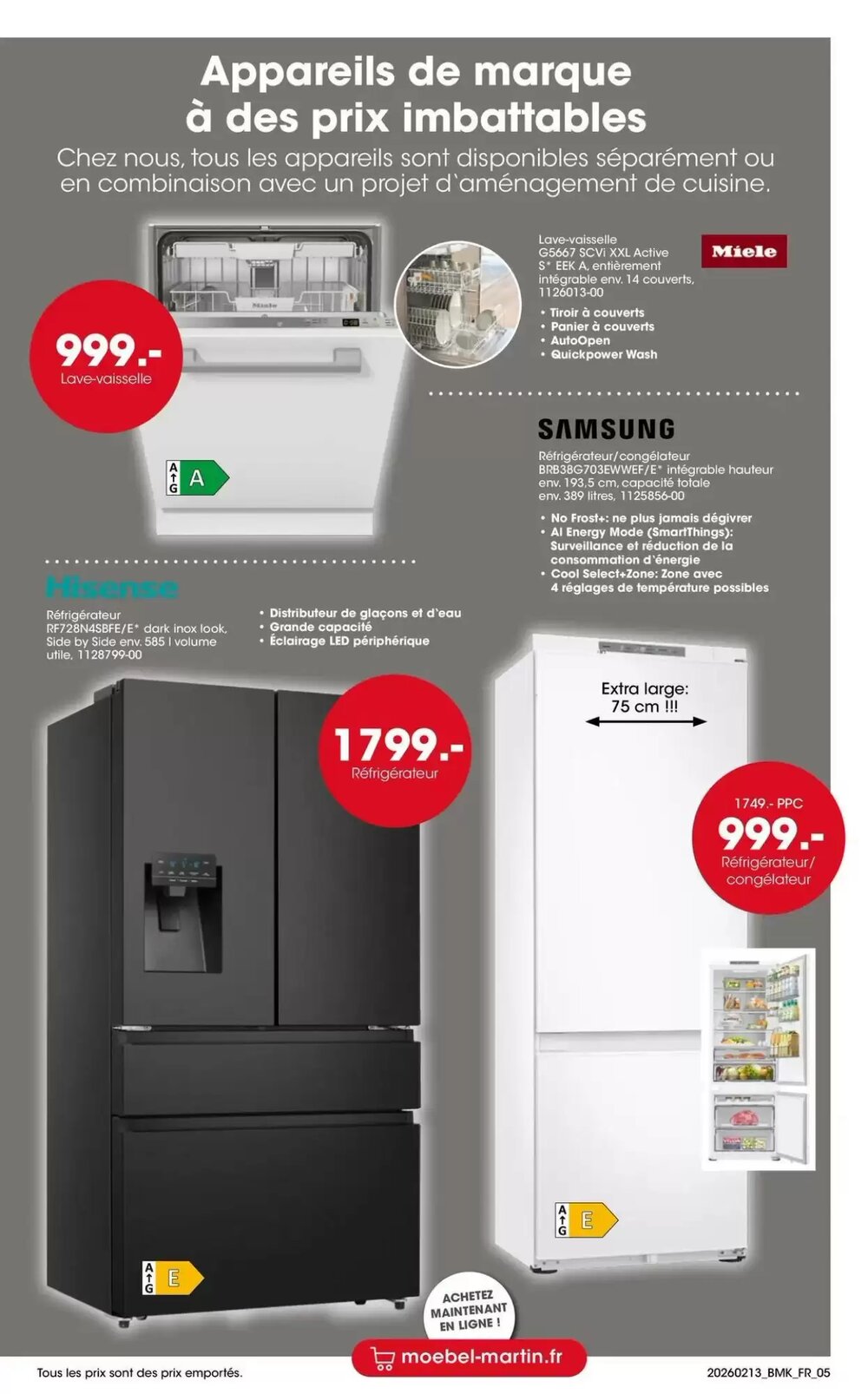 Prospectus promotionnel Möbel Martin valable à partir du 13/02/2026 - Page 5.