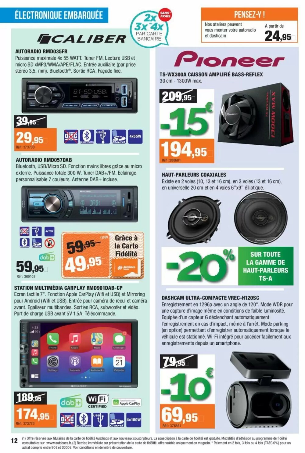 Prospectus promotionnel Autobacs valable à partir du 13/02/2026 - Page 12.