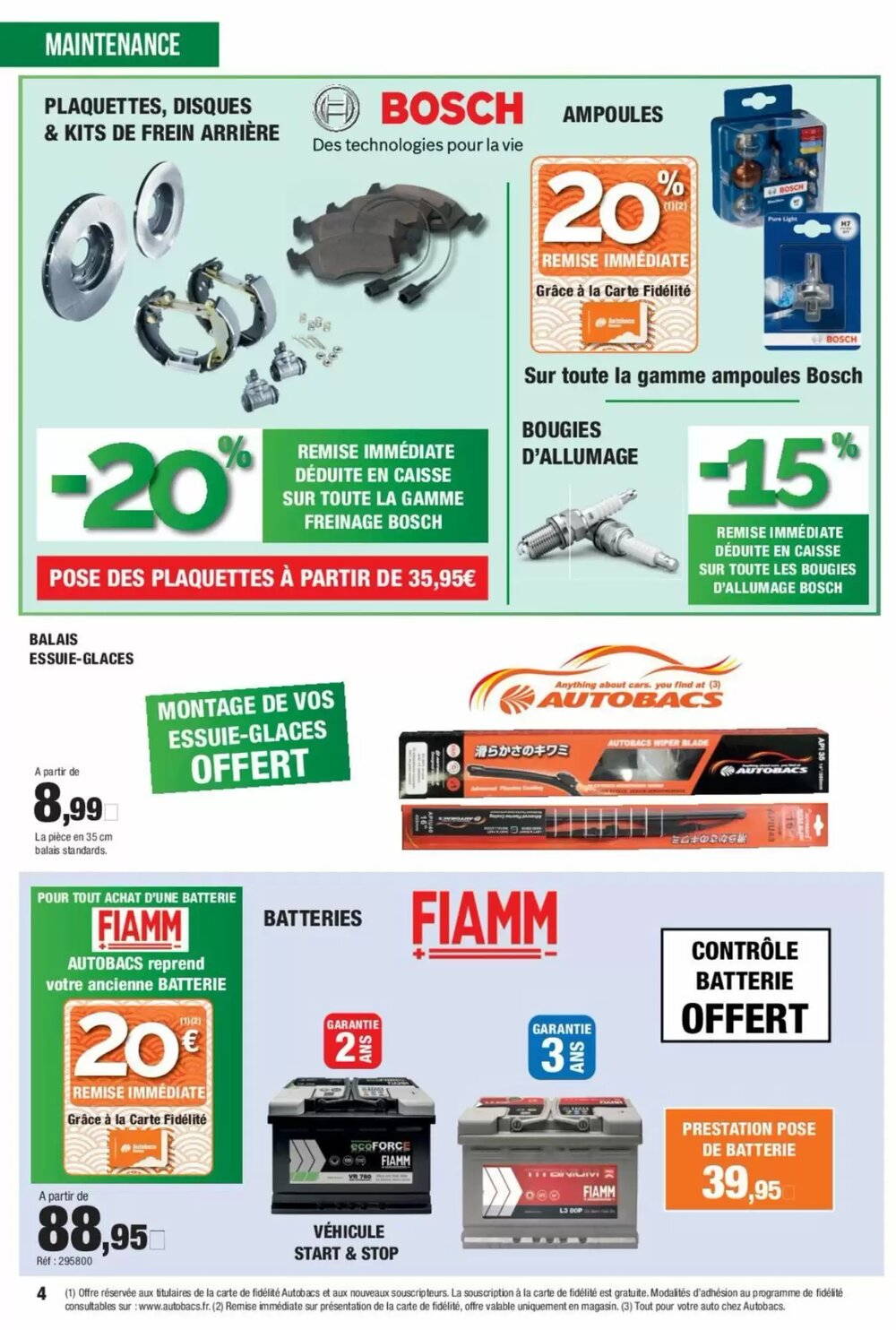 Prospectus promotionnel Autobacs valable à partir du 13/02/2026 - Page 4.