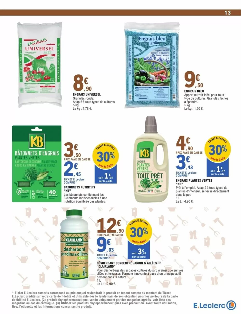 Prospectus promotionnel E.Leclerc valable à partir du 16/02/2026 - Page 13.