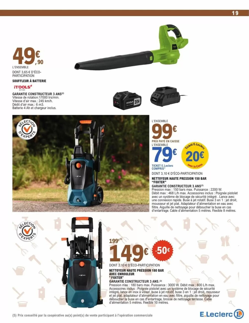 Prospectus promotionnel E.Leclerc valable à partir du 16/02/2026 - Page 19.