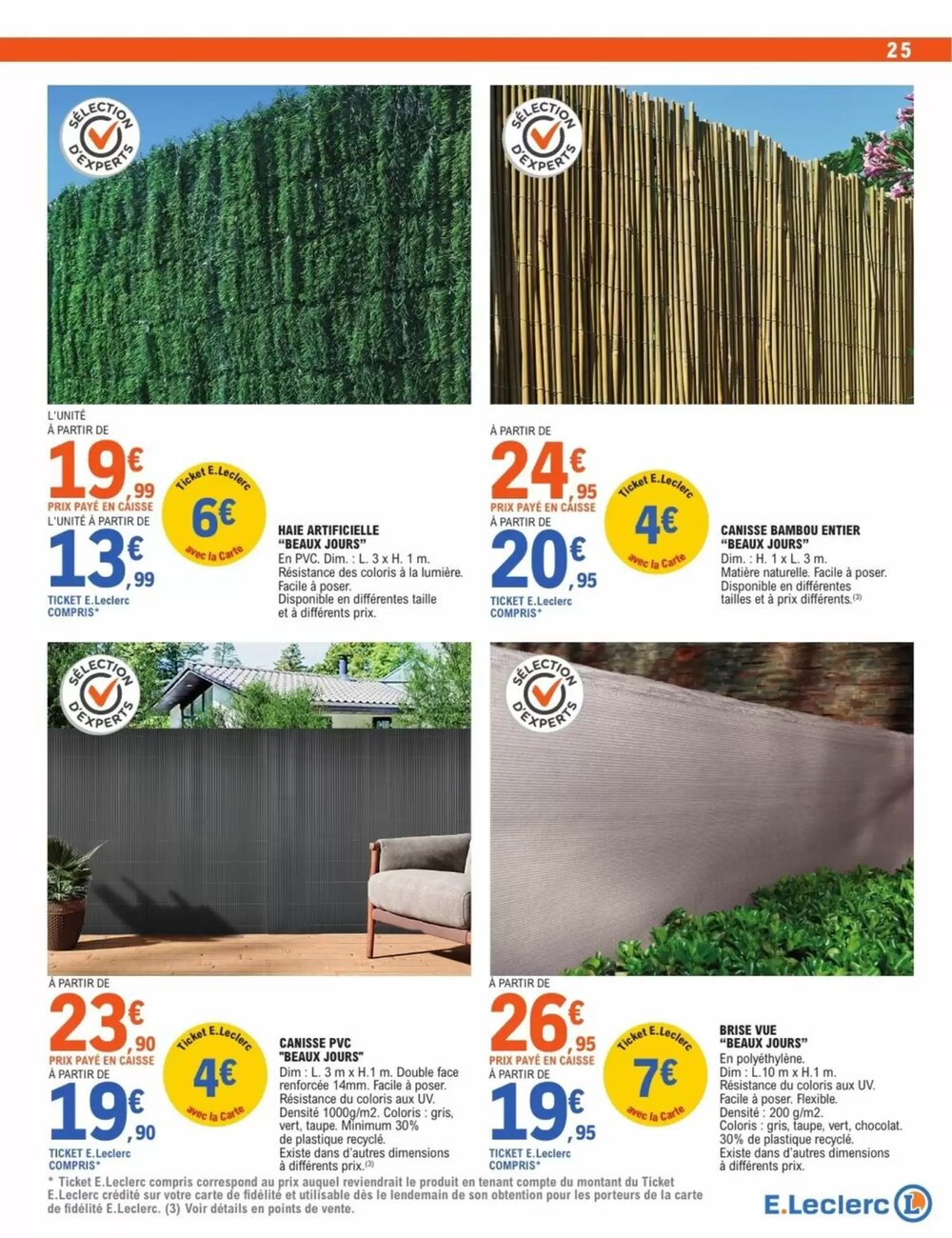 Prospectus promotionnel E.Leclerc valable à partir du 16/02/2026 - Page 25.